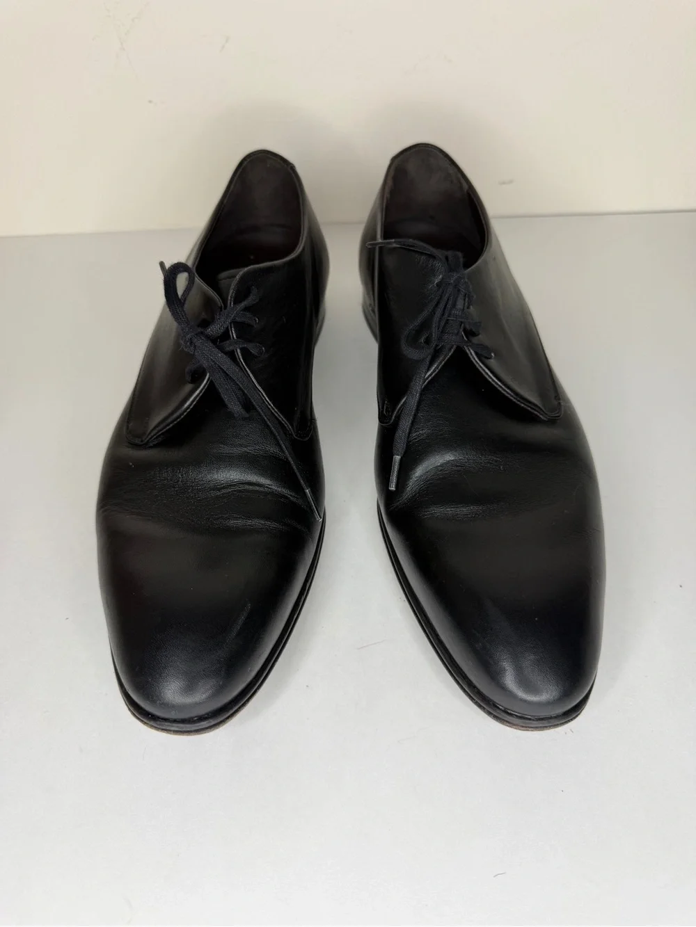 maison forte Oxfords Dress Shoes Men Size 11M Black Leather Made In Spain